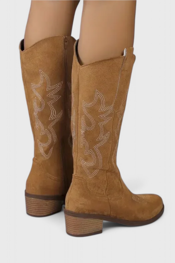 Elsa - Botas Vaqueras Western de Ante