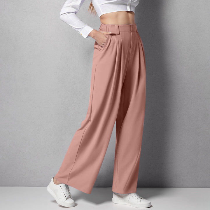 Paula - Pantalones de Pinzas Holgados