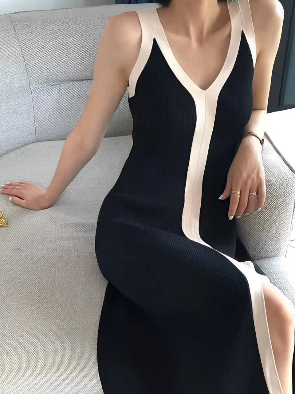 Gloria - Vestido Gloria con Cuello en V