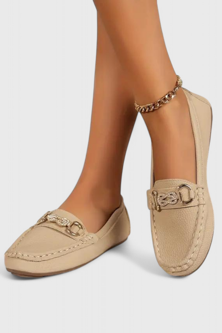 Odette - Mocasines Clásicos de Cuero