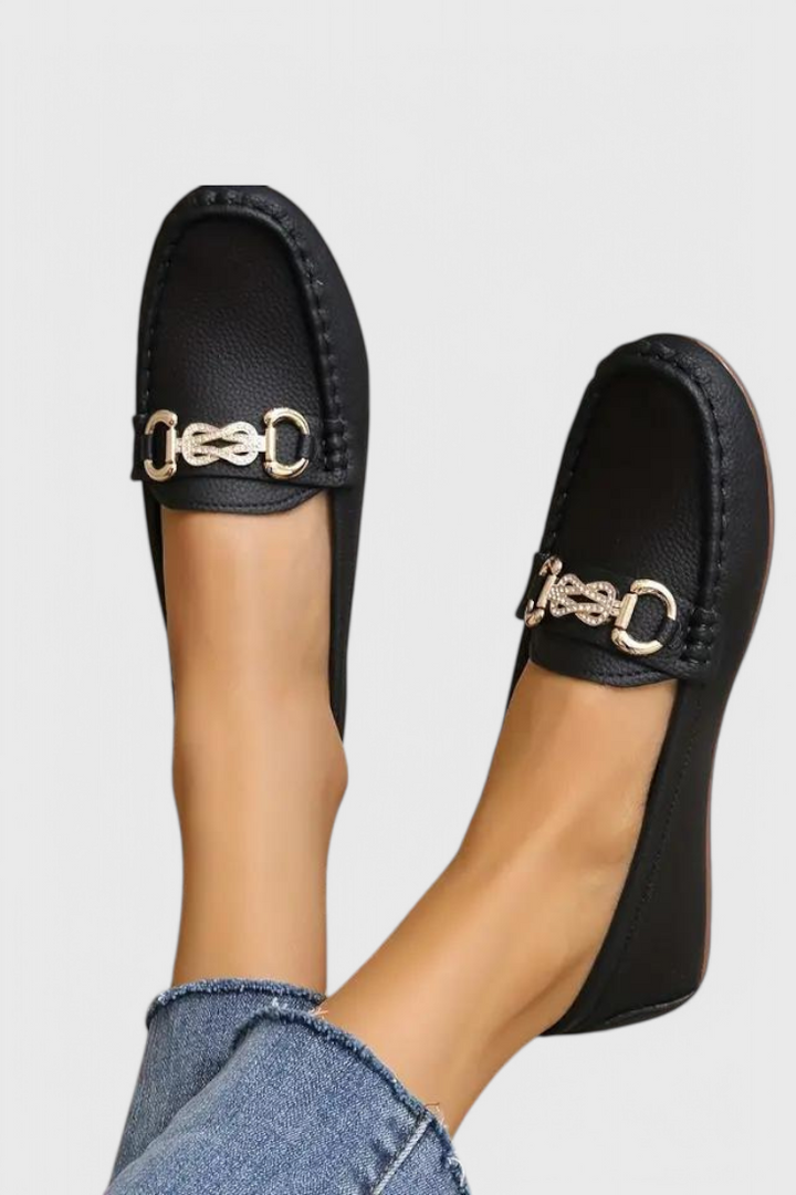 Odette - Mocasines Clásicos de Cuero