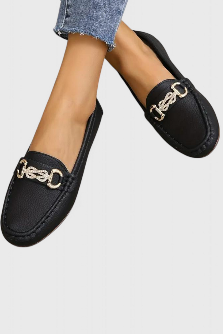 Odette - Mocasines Clásicos de Cuero