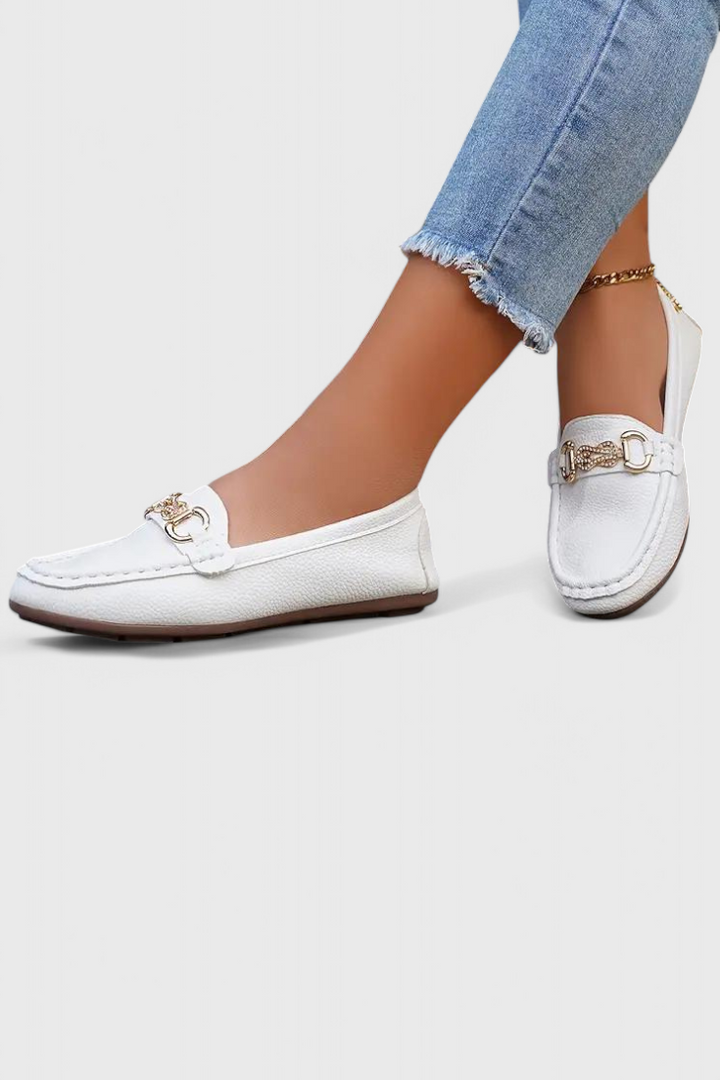 Odette - Mocasines Clásicos de Cuero