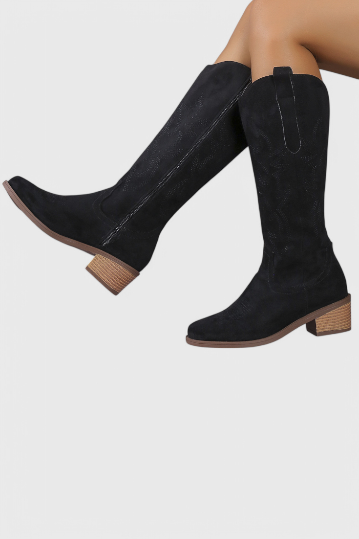 Elsa - Botas Vaqueras Western de Ante