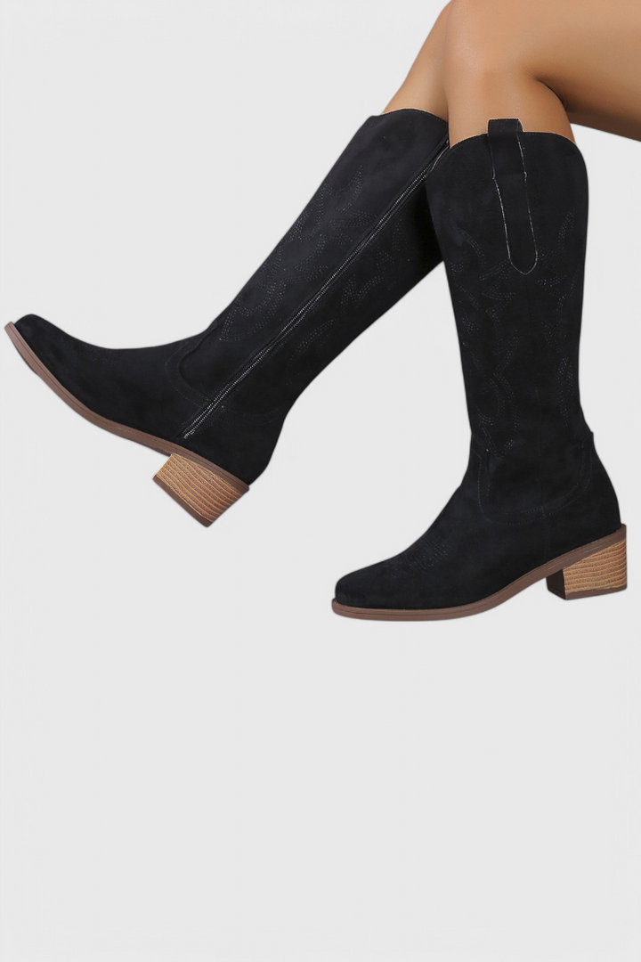 Elsa - Botas Vaqueras Western de Ante