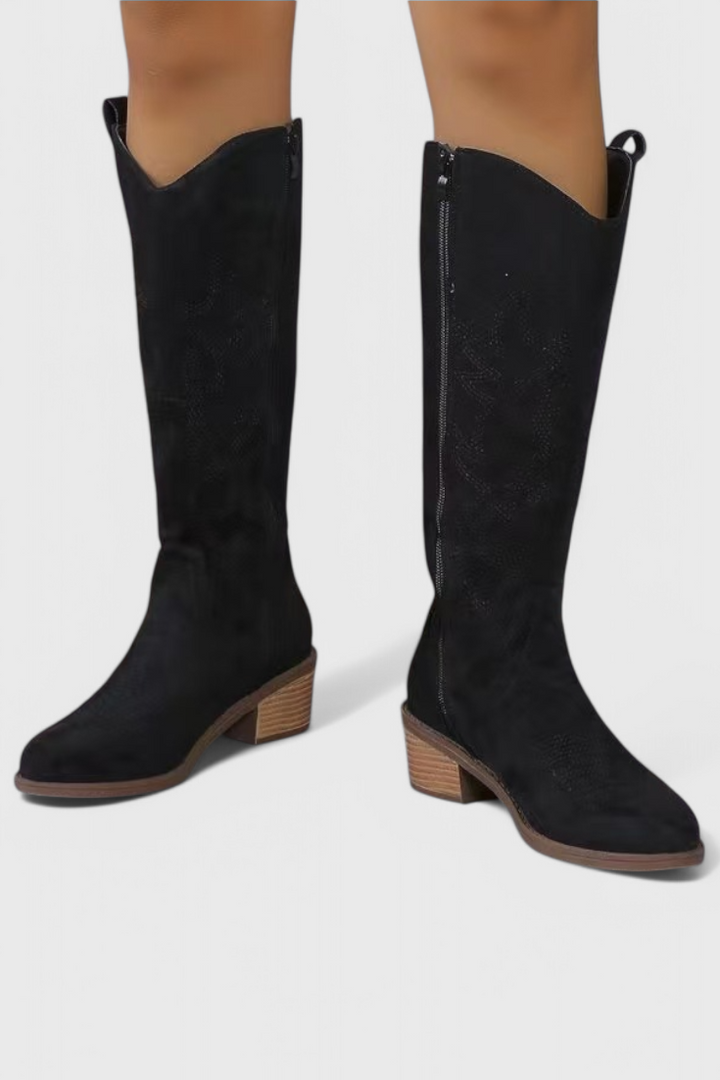 Elsa - Botas Vaqueras Western de Ante