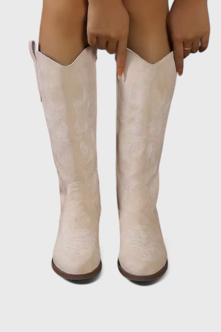Elsa - Botas Vaqueras Western de Ante