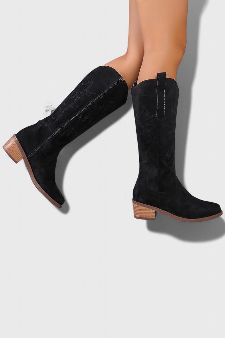 Elsa - Botas Vaqueras Western de Ante