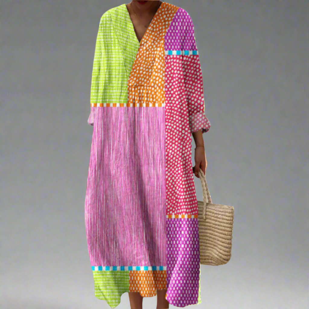 May - Vestido geométrico elegante