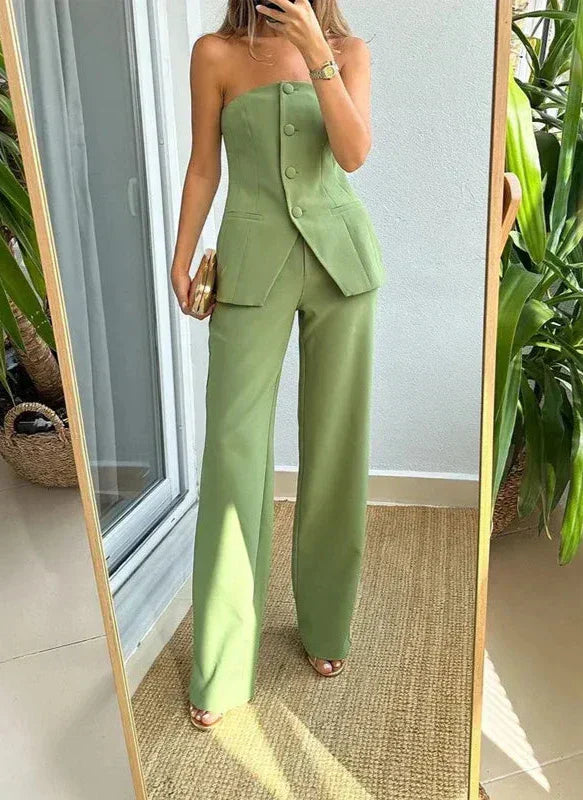 Matilde - Elegante Conjunto Sin Mangas