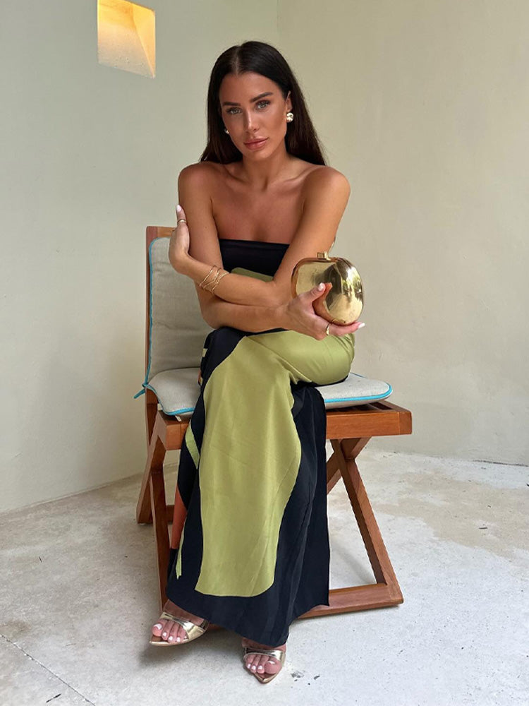 Galia - Vestido largo estampado