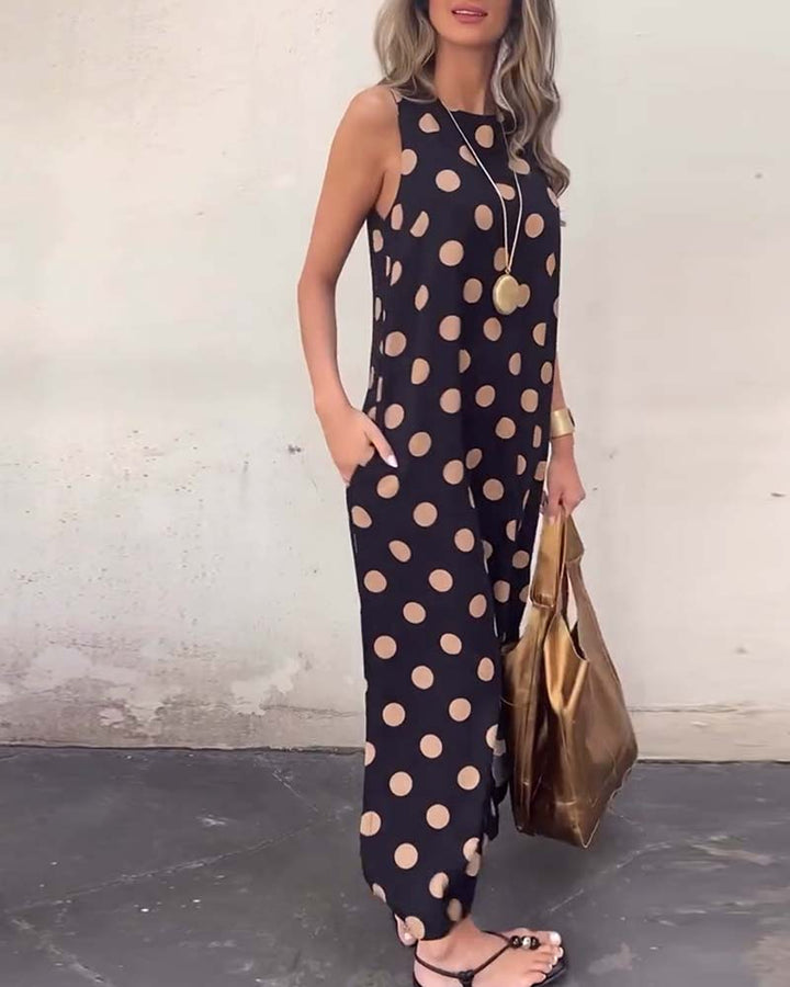 Chrisitine - Elegante vestido de lunares