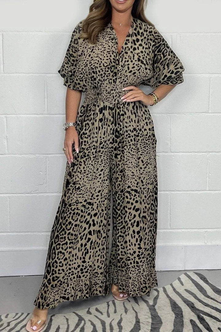 Marta - Mono con Estampado de Leopardo