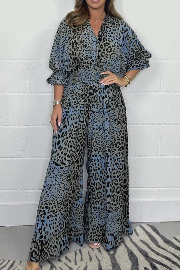 Marta - Mono con Estampado de Leopardo
