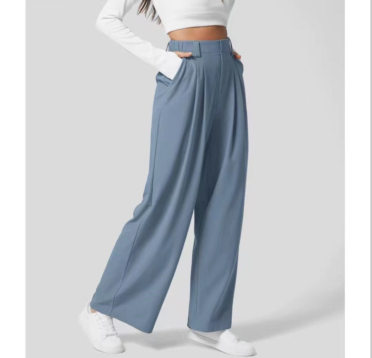 Paula - Pantalones de Pinzas Holgados
