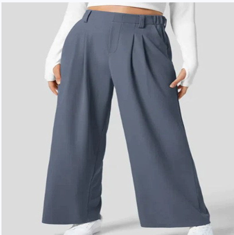 Paula - Pantalones de Pinzas Holgados