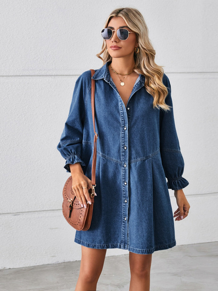 Vera - Vestido de mezclilla con botones