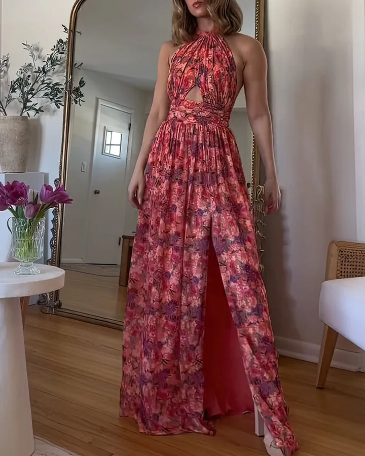 Luna - Vestido con Estampado de Flores