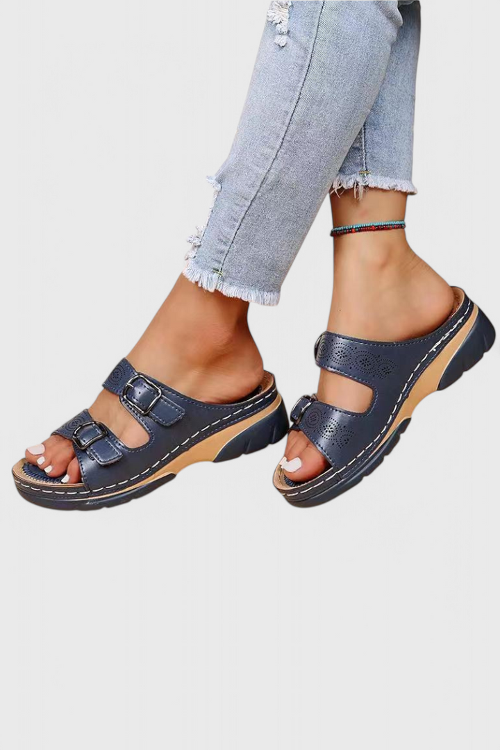 Tamsin - Sandalias de Cuero Ortopédicas