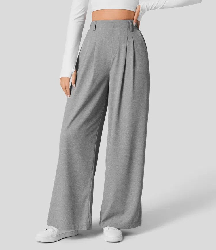 Paula - Pantalones de Pinzas Holgados