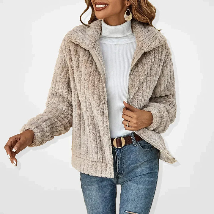 Natalie - Chaqueta de Punto Casual para Mujeres