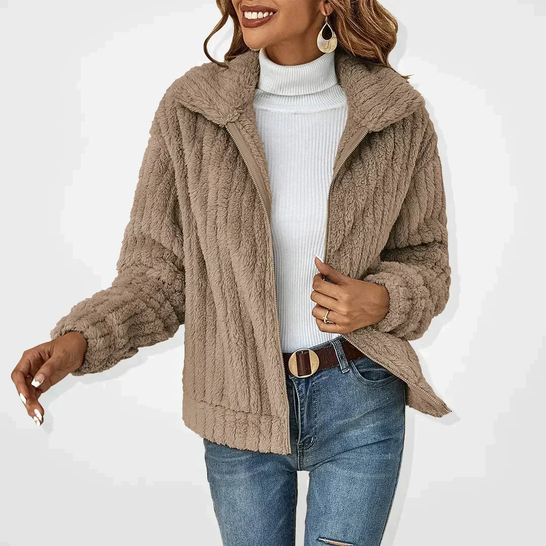 Natalie - Chaqueta de Punto Casual para Mujeres