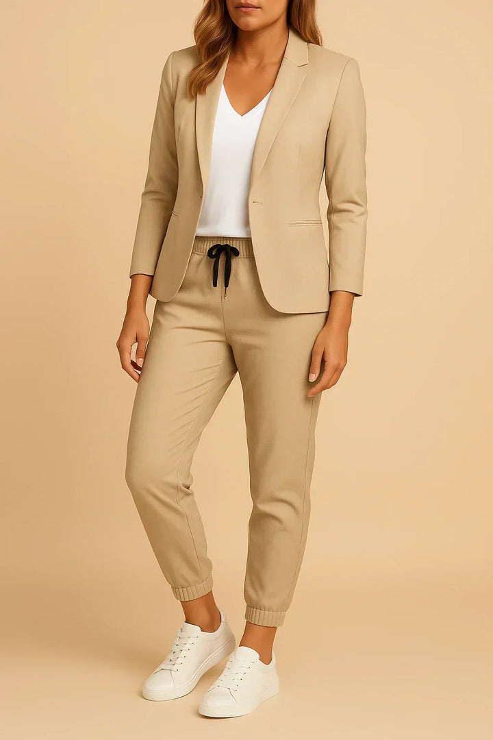Aurora - Conjunto elegante con chaqueta y pantalones