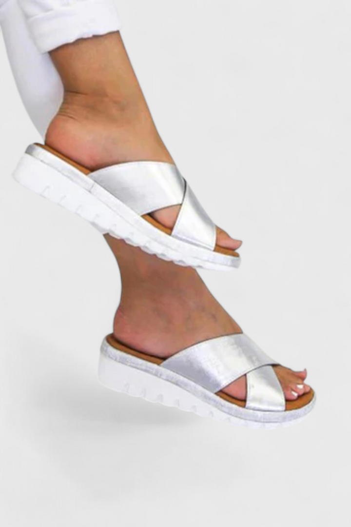 Annelym - Sandalias Ortopédicas con Cuña para Exterior