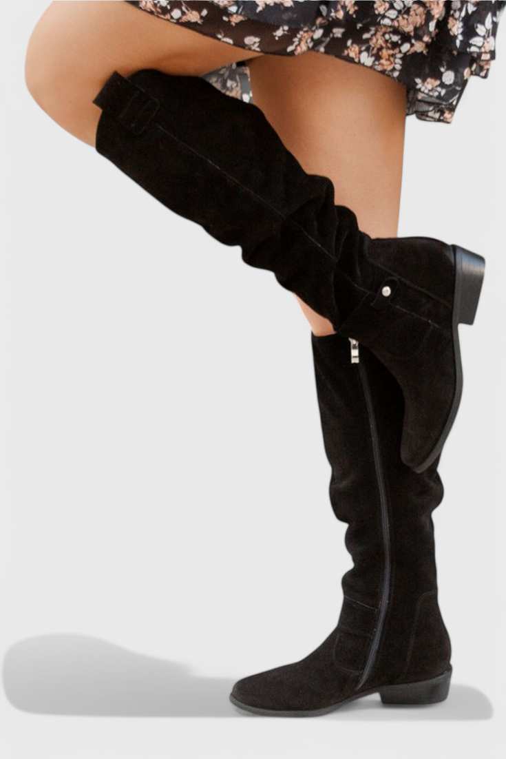 Celine - Botas Altas de Estilo Retro