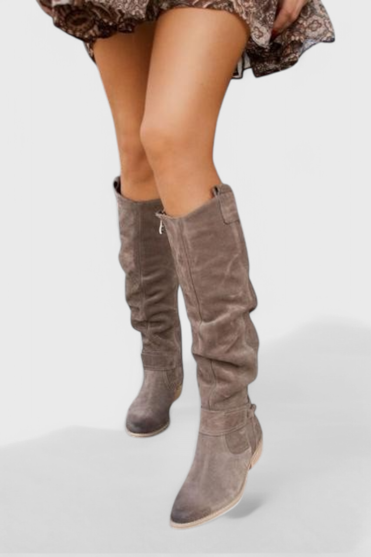 Celine - Botas Altas de Estilo Retro