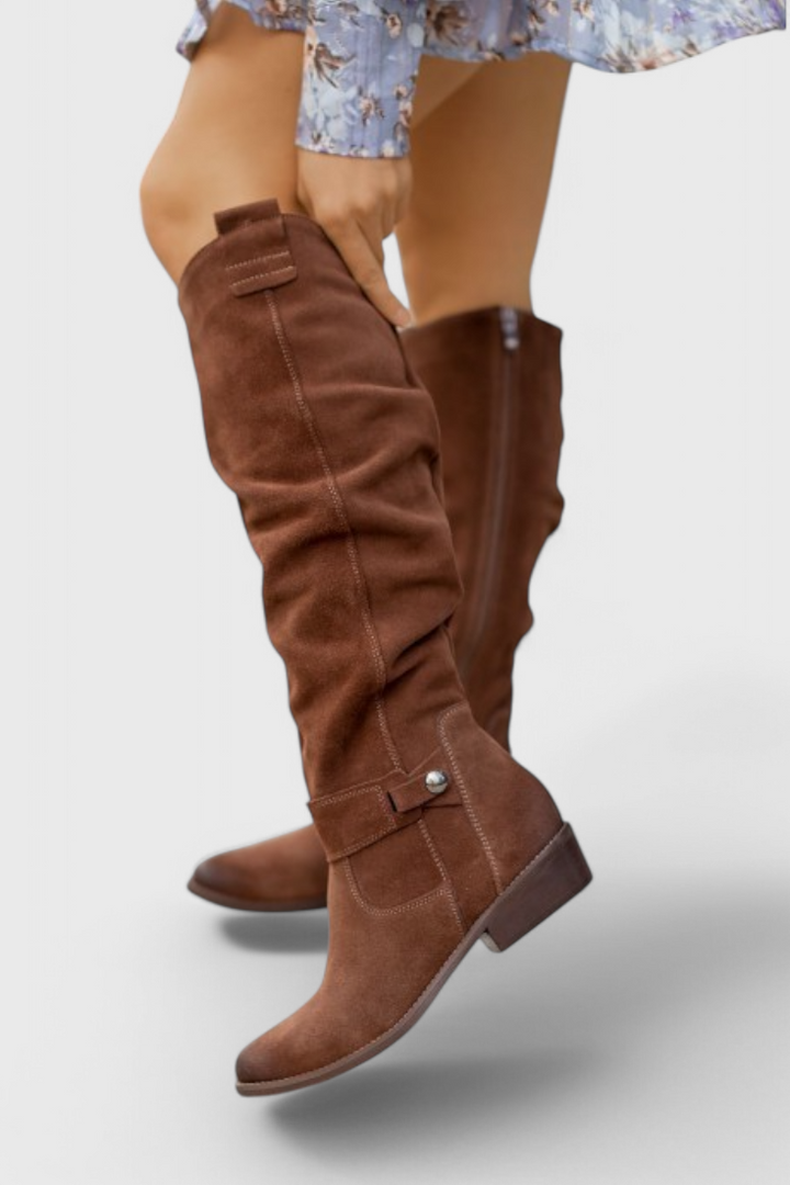 Celine - Botas Altas de Estilo Retro