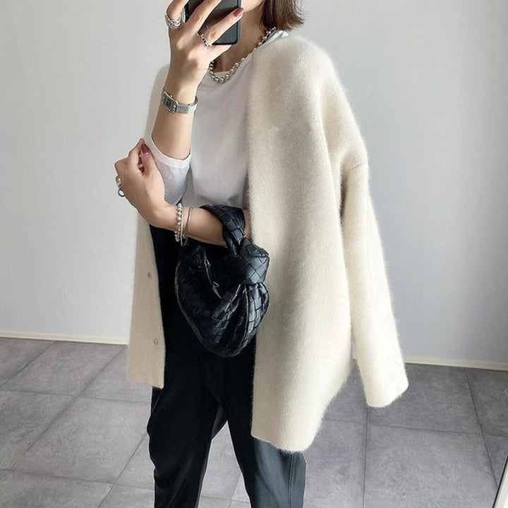 Adriana - Elegante Chaqueta de Punto de Cachemira