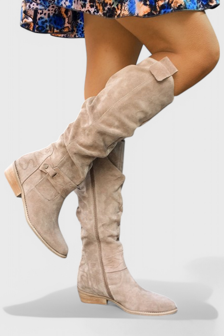 Celine - Botas Altas de Estilo Retro
