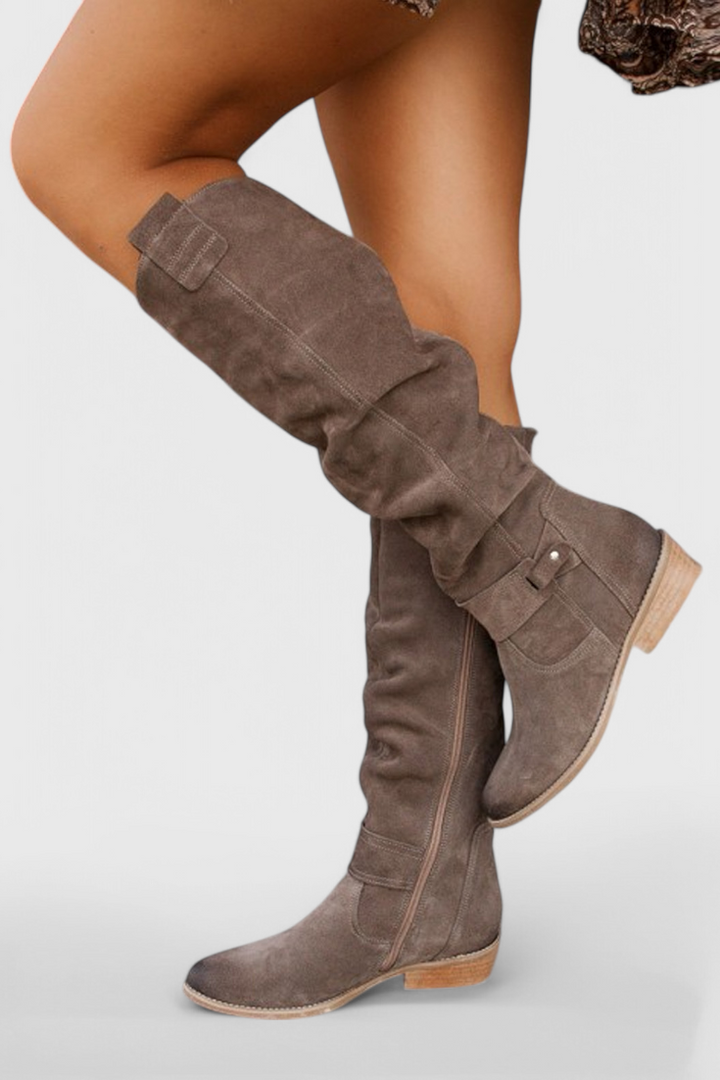 Celine - Botas Altas de Estilo Retro