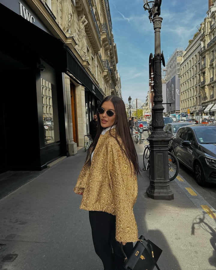 Alma - Chaqueta Bordada de Lentejuelas