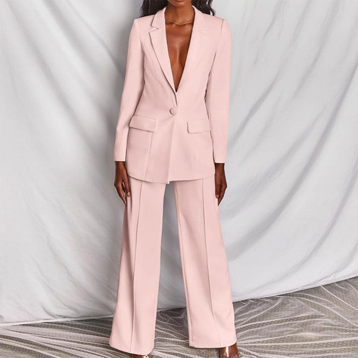 Adelina - Conjunto de dos Piezas con Blazer y Pantalón