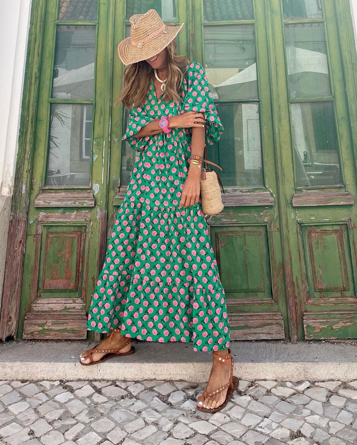 Linda - Vestido bohemio largo