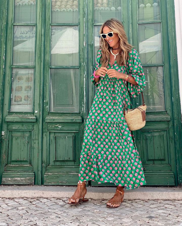Linda - Vestido bohemio largo