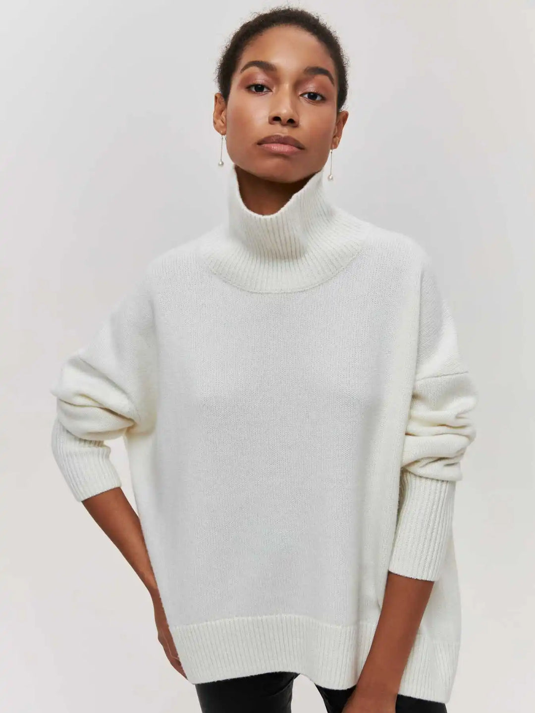 Magda - Jersey con Collar de Tortugas