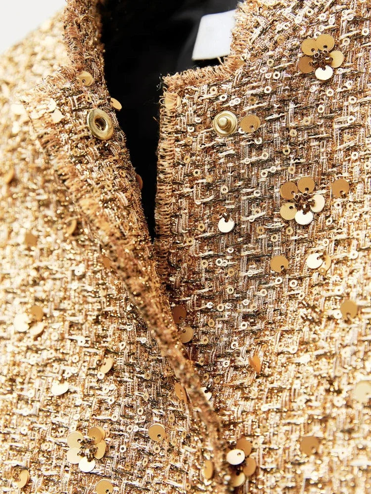 Alma - Chaqueta Bordada de Lentejuelas