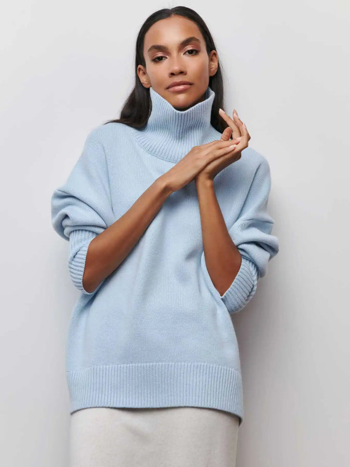 Magda - Jersey con Collar de Tortugas