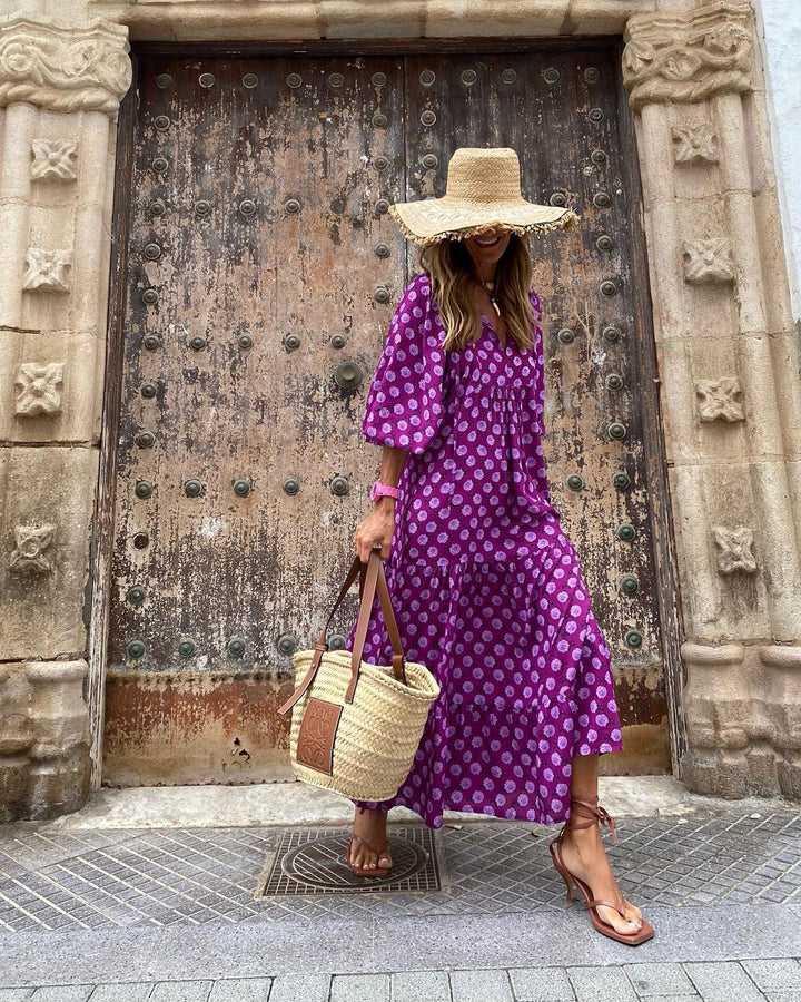 Linda - Vestido bohemio largo