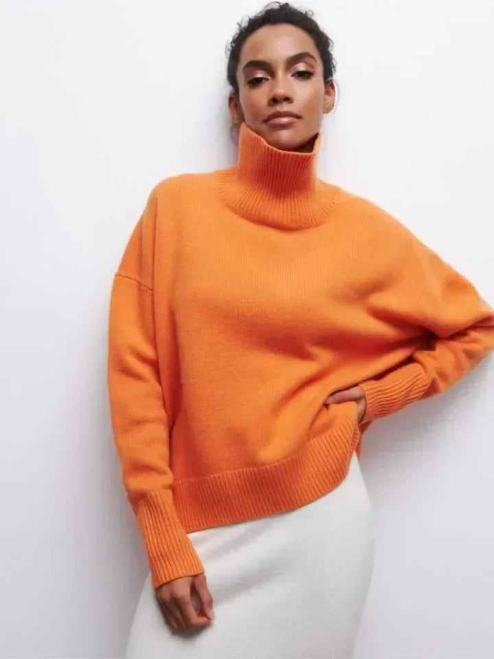 Magda - Jersey con Collar de Tortugas