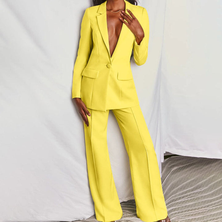 Adelina - Conjunto de dos Piezas con Blazer y Pantalón