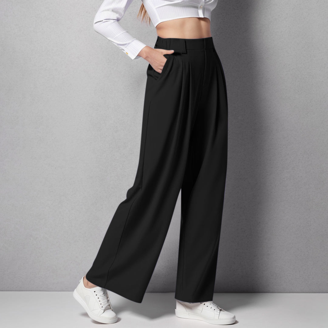 Paula - Pantalones de Pinzas Holgados