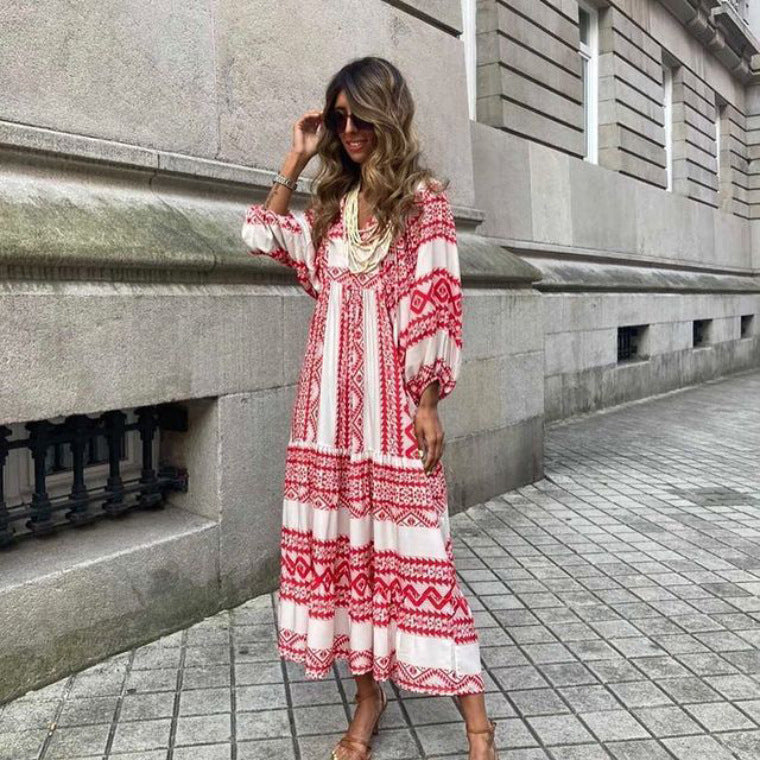 Linda - Vestido bohemio largo