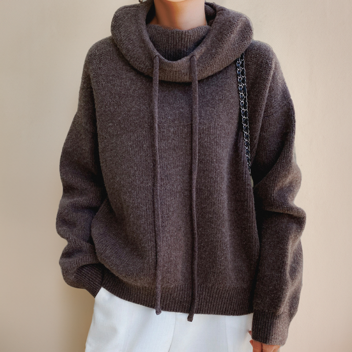Selena - Sudadera de Punto con Capucha