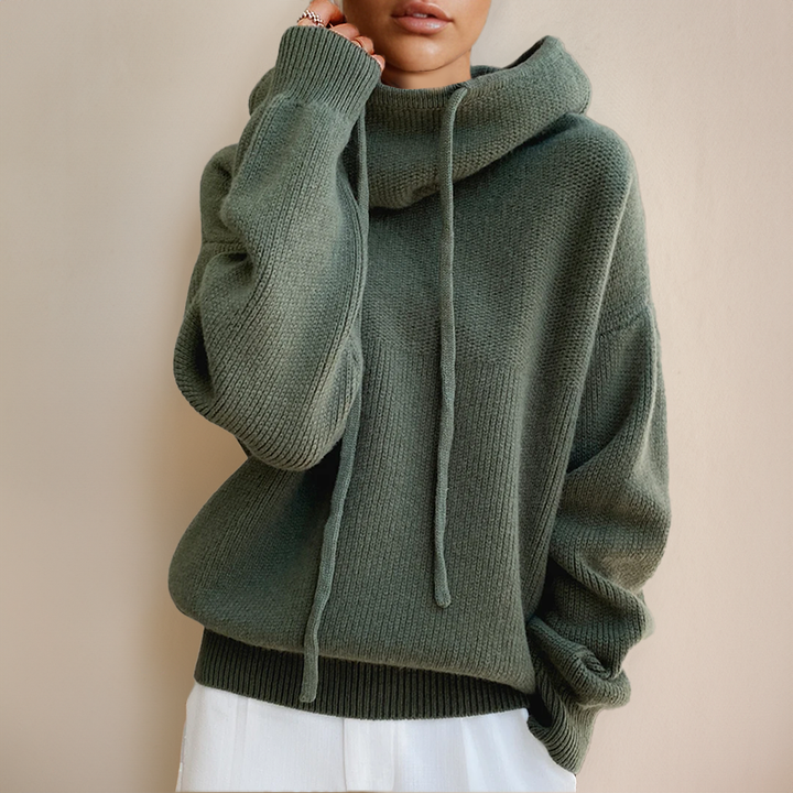 Selena - Sudadera de Punto con Capucha