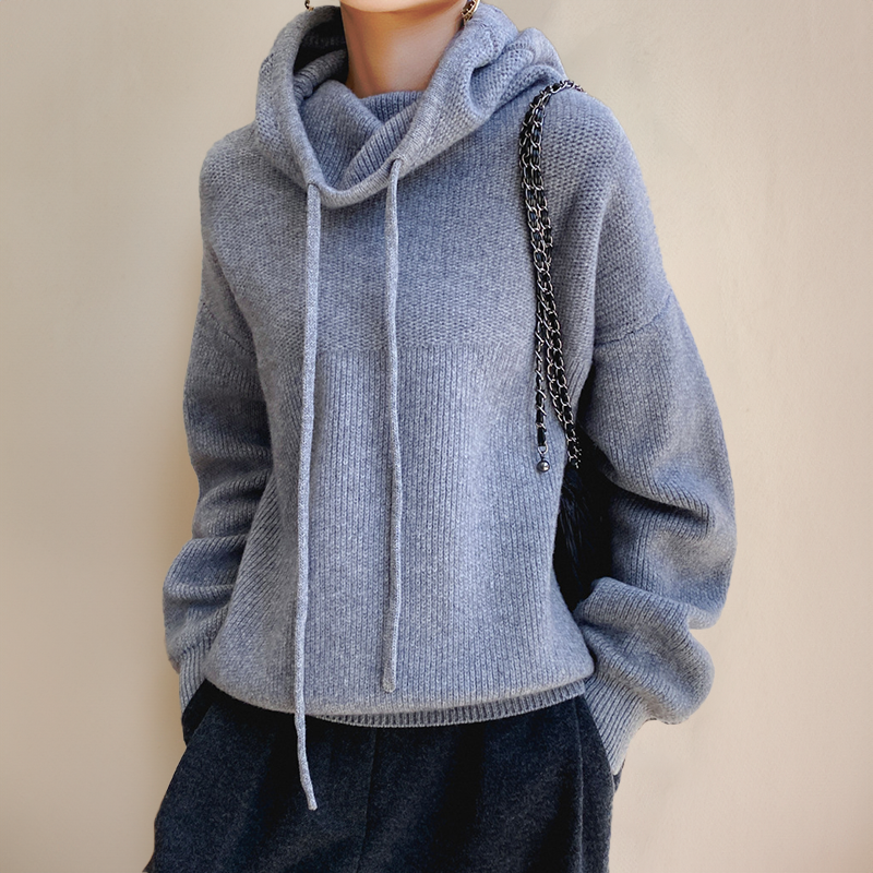 Selena - Sudadera de Punto con Capucha