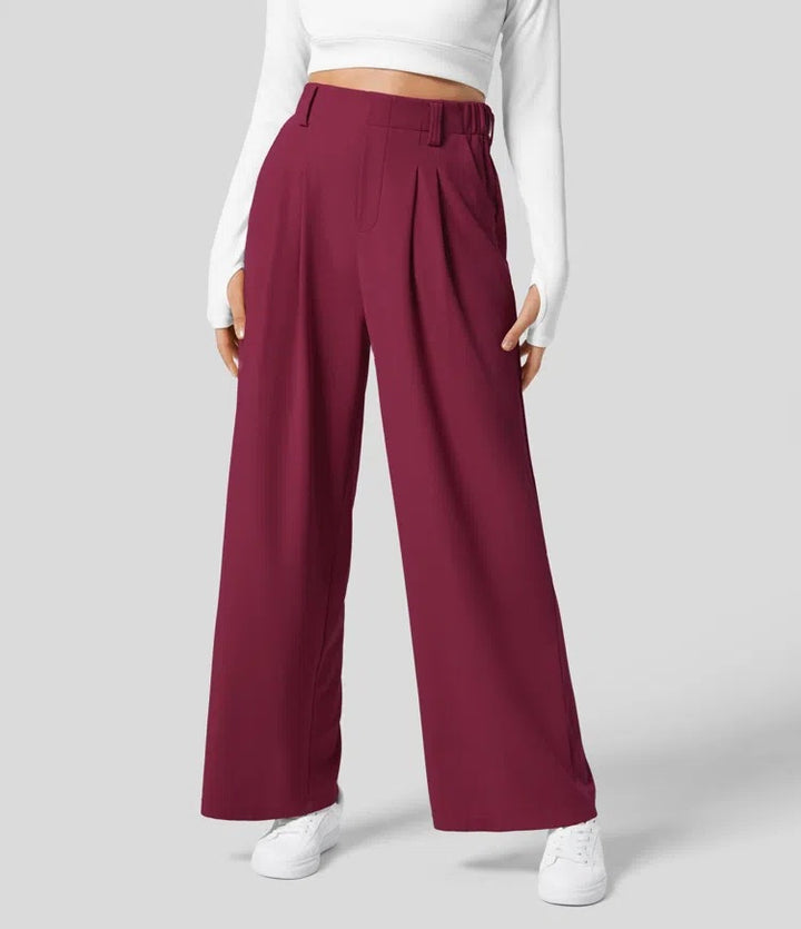 Paula - Pantalones de Pinzas Holgados